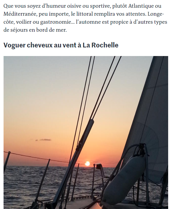 lemonde.fr - article 3 sur le voilier Kelone