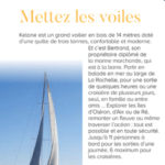 Lire la suite à propos de l’article Parution IMMO TIM : Mettez les voiles