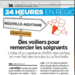 Lire la suite à propos de l’article Parution LE PARISIEN : Un voilier de 14 mètres pour remercier les soignants